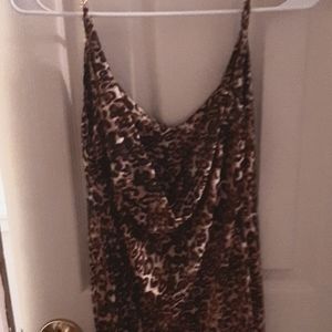 Cheetah print dress